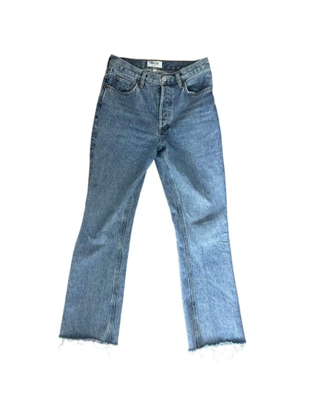 Agolde Light/Medium Wash Straight Leg Jeans Size 25